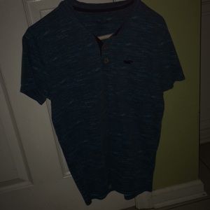 Blue hollister shirt
